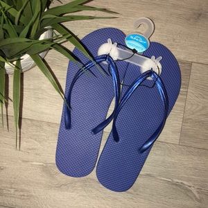 Navy blue women’s sandals